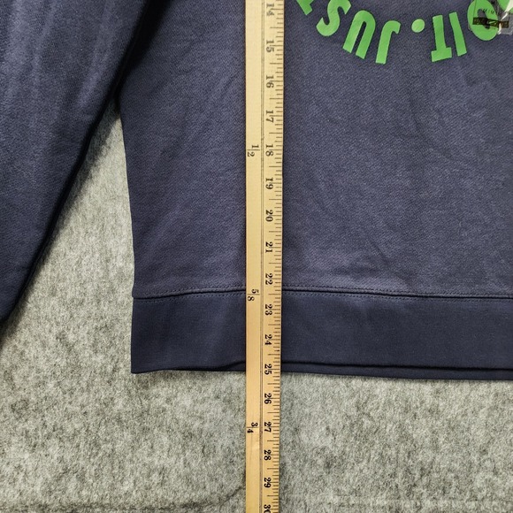 Nike Sportswear Just Do It Crewneck Mens Medium (Fits as Small) Navy Blue NEW - Picture 12 of 12